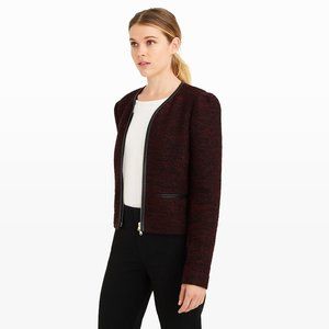 Club Monaco Braxlee Knit Cropped Jacket Size 8